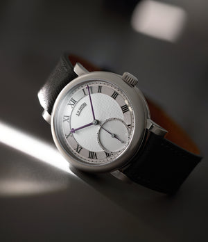 luxury rare pre-owned Roger W. Smith Series 1  White Gold preowned watch at A Collected Man London