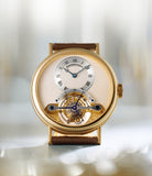 Yellow Gold Breguet Tourbillon 3350  preowned watch at A Collected Man London