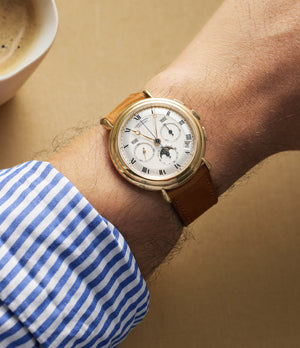 on the wrist Urban Jürgensen Reference 1  Yellow Gold preowned watch at A Collected Man London