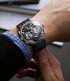 on the wrist MB&F LM Sequential EVO  Zirconium preowned watch at A Collected Man London