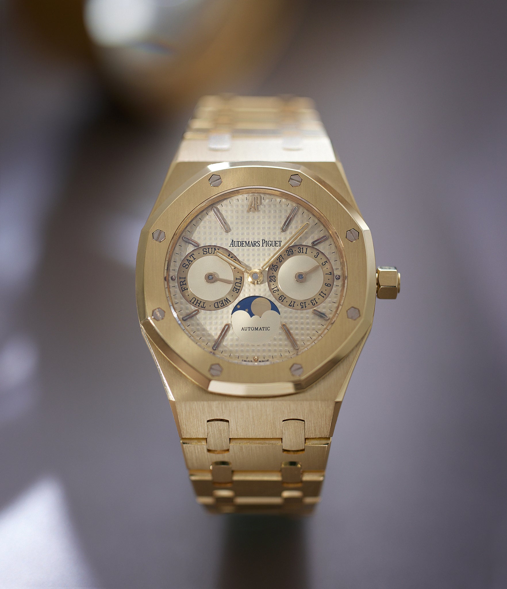 Front Dial | Audemars Piguet 25594BA |  Royal Oak | Yellow Gold | Day Date | A Collected Man | Available Worldwide