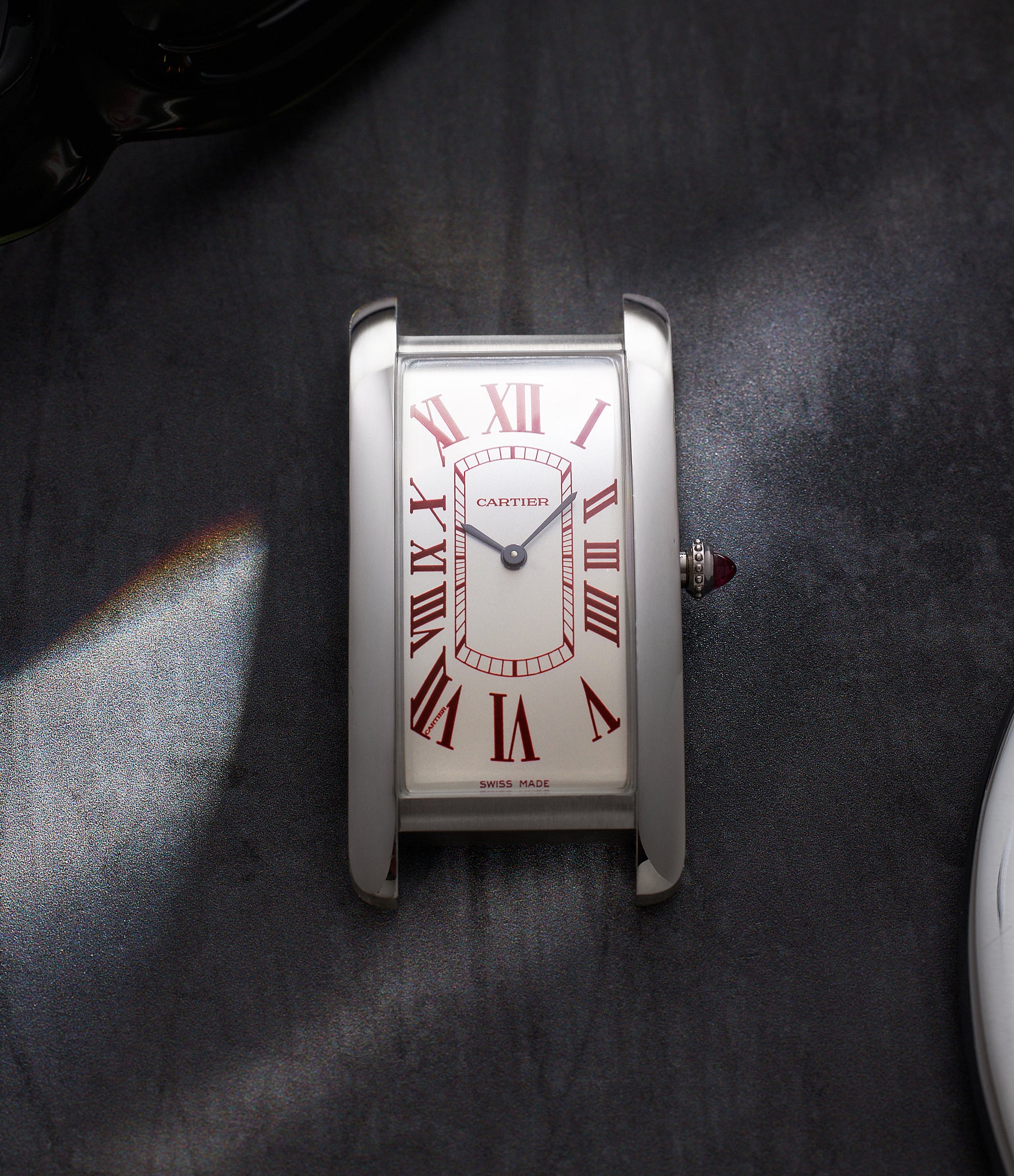 Cartier Tank Cintrée | Dial | Platinum | Available Worldwide At A Collected Man