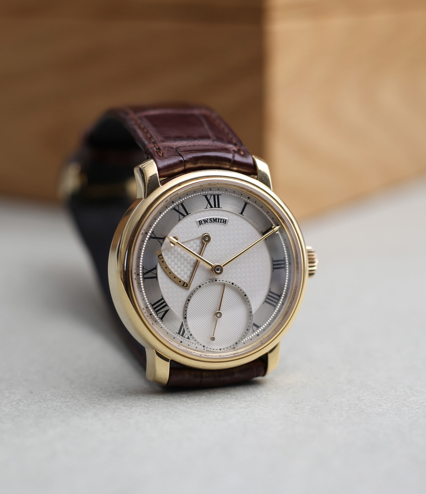 buy Roger W. Smith Series 2 watch independent British watchmaker yellow gold hand-made watch for sale online WATCH XCHANGE London