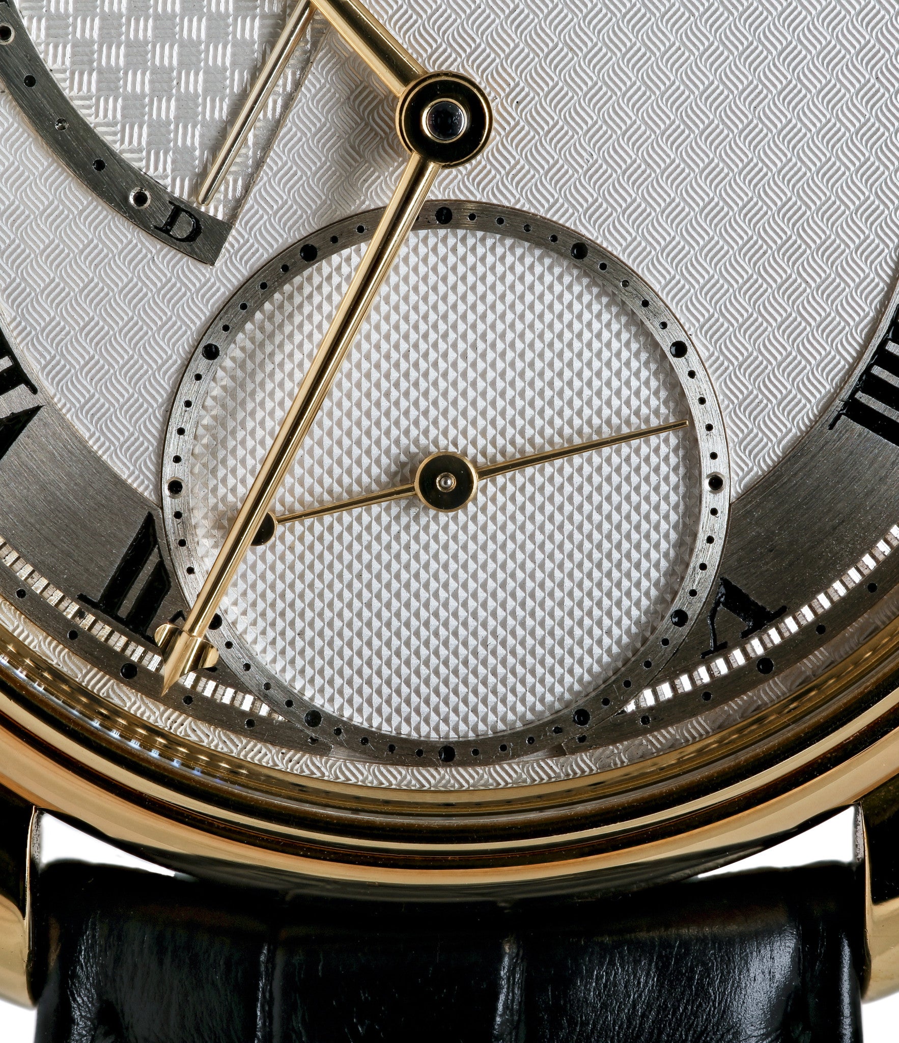 British hand-made Roger W. Smith's first Series 2 watch online in yellow gold with hand-made manual-winding movement from independent watchmaker at WATCH XCHANGE London